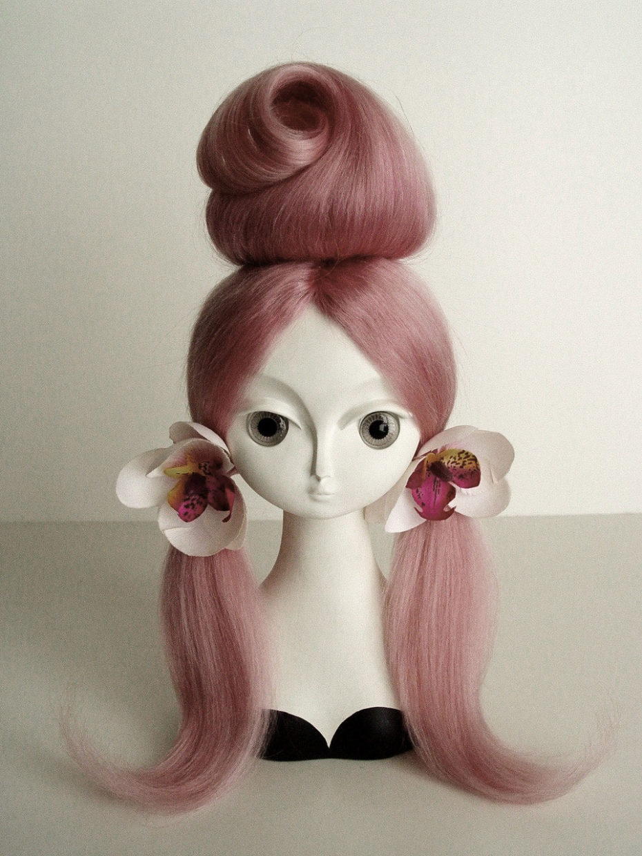 blythe kenner mohair wig hair alpaca aiai chan vintage doll japan yatabazah
