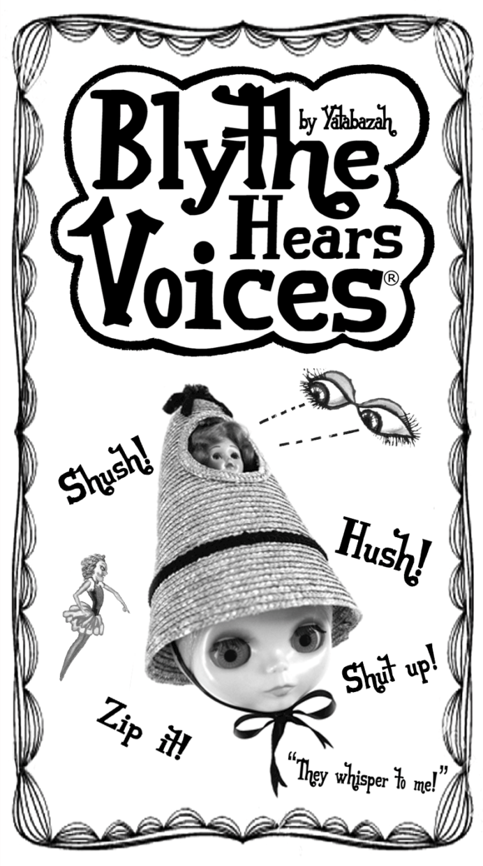 casque cocteau be my baby cherry blythe hears voices prototype aiai chan blythe kenner vintage doll japan yatabazah 