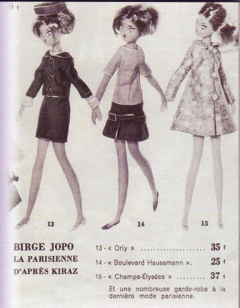 kiraz mamzelle de paris french fashion doll sylvie vartan Les Parisiennes de Kiraz