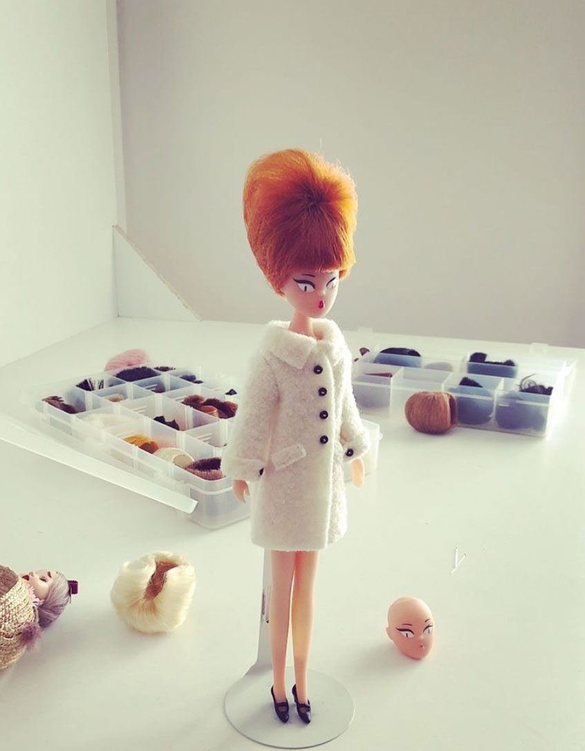 mdvanii wig barbie integrity fashion royalty hair alpaca vintage human hair doll japan yatabazah